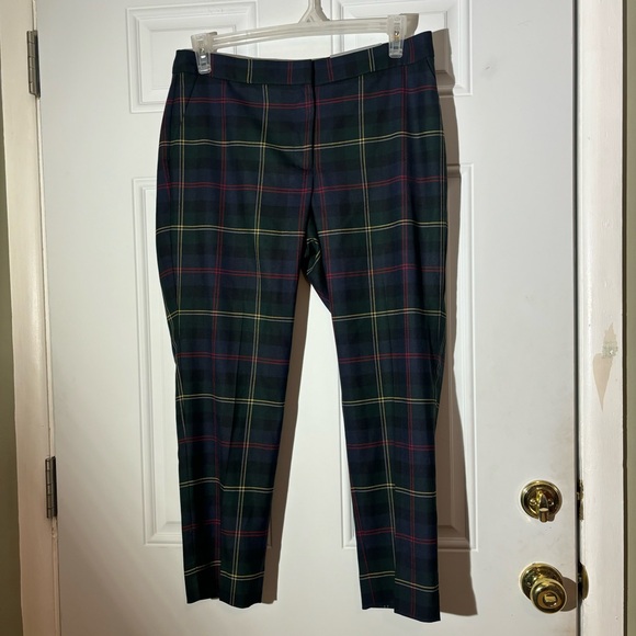 NWT Talbots Plaid Hampshire Ankle Pants, Size 12 Petite - Picture 3 of 14